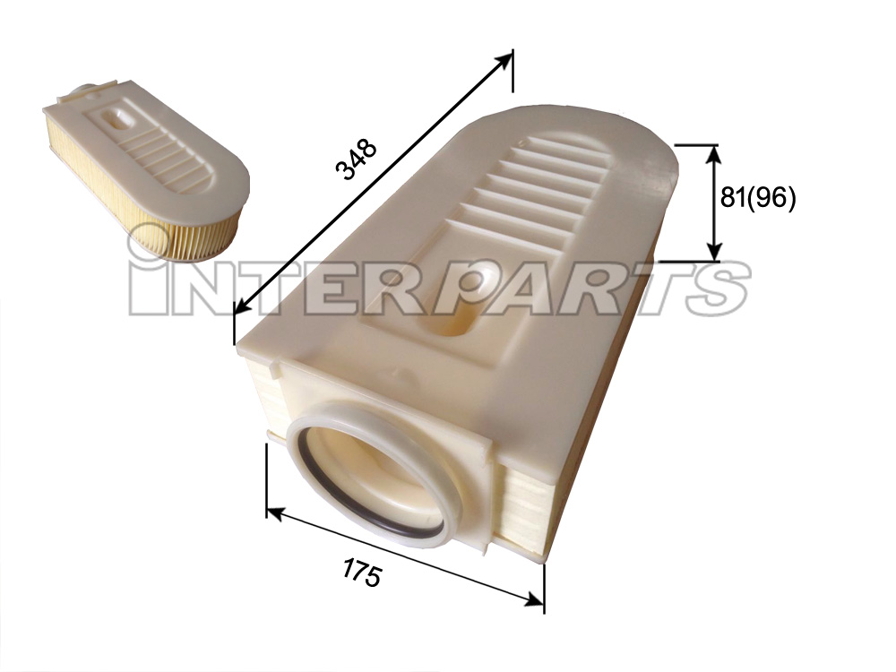 Воздушные фильтры. Повітряний фільтр INTERPARTS IPAC015