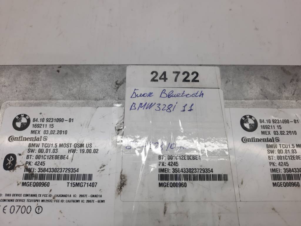 328i xdrive Блок Bluetooth BMW 328i xDrive 2011 84109231090 BMW 328i xDrive 7