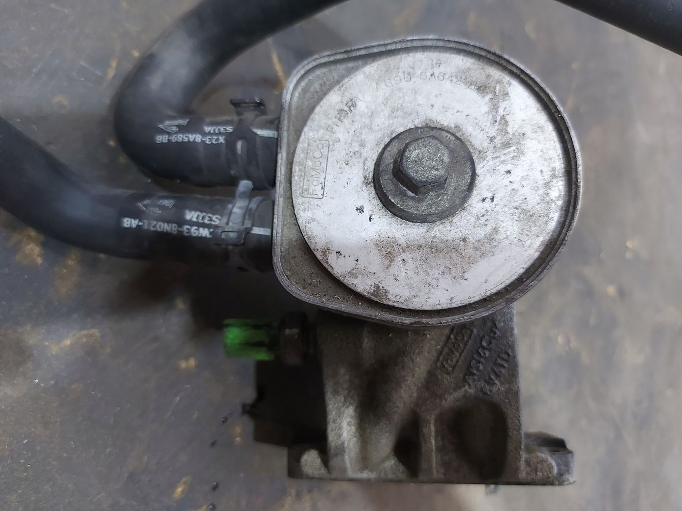 Xf Корпус (адаптер) масляного фильтра с теплообменником Jaguar XF 2013-2017 C2D28419 Jaguar XF 8