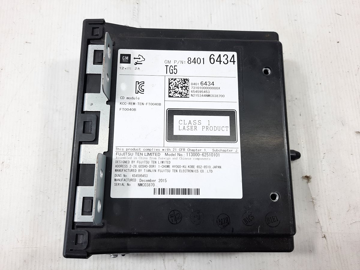 Regal Дисковод CD Buick Regal 2015-2017 84016434 Buick Regal 2