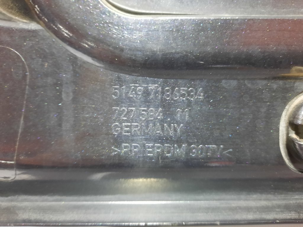 7 series Накладка кришки багажника BMW 7 2012 51497186533 BMW 7 9