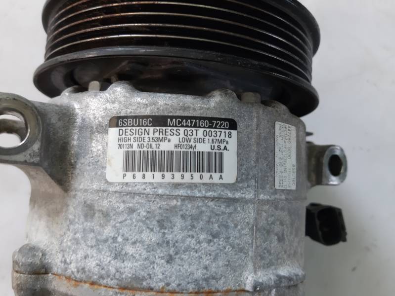 Dart Компресор кондиціонера Dodge Dart 2014-2016 68193949AA Dodge Dart 11